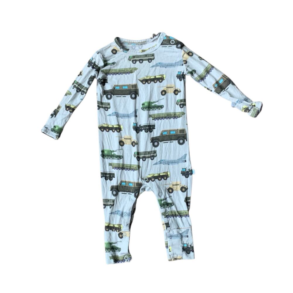 Posh Peanut Bamboo Military One Piece Pajamas